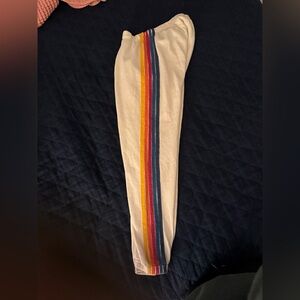 Aviator nation size, small cream sweatpants